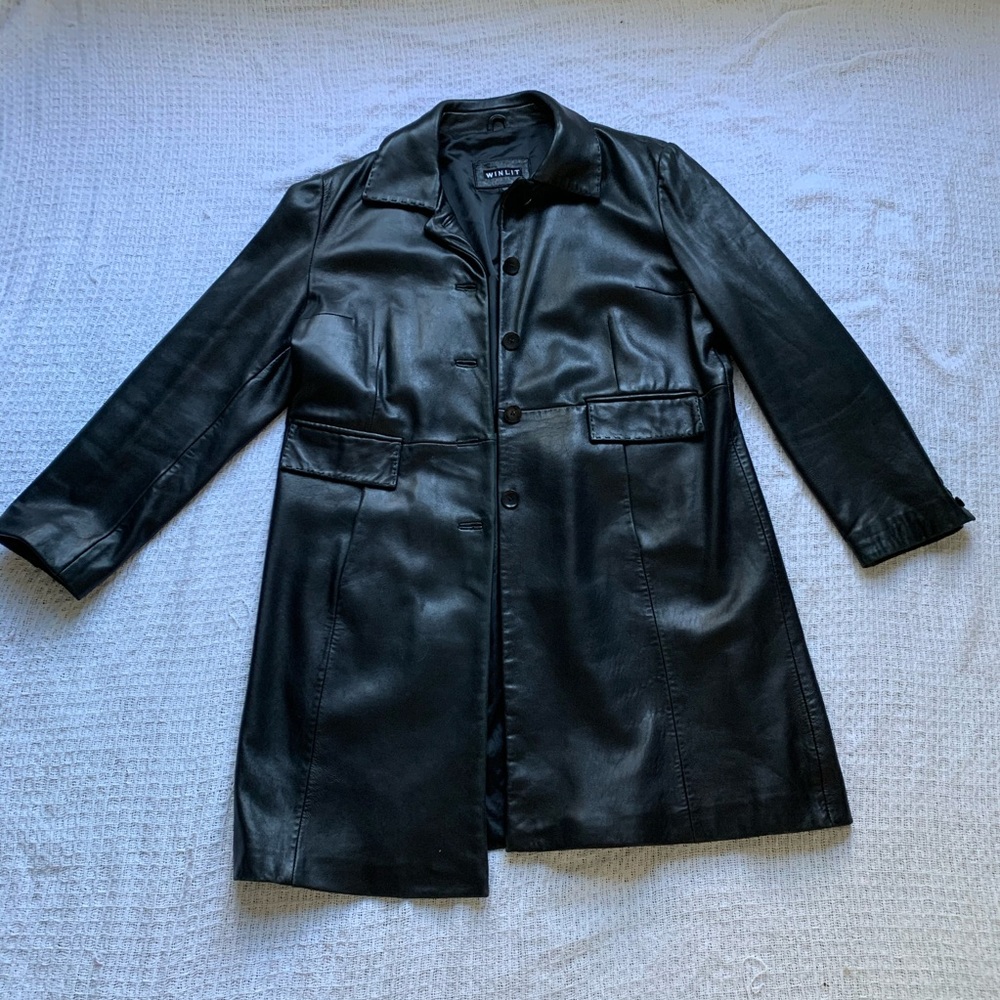 Winlit Genuine Leather Coat